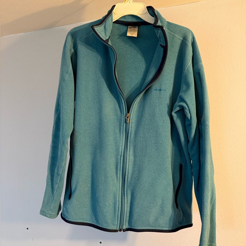 Patagonia Teal Full-Zip Fleece Jacket